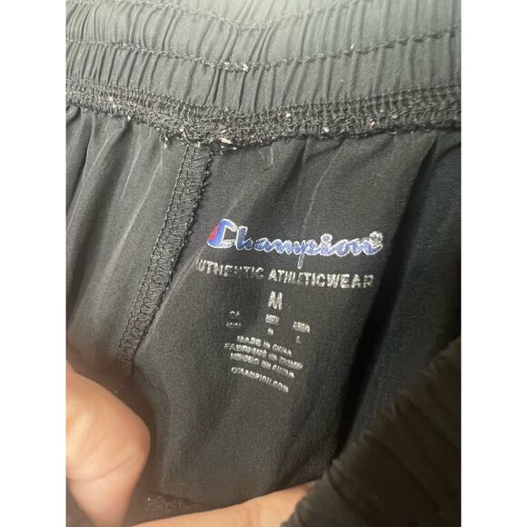 Champion Authentic Athleticwear Athletic Shorts Black Drawstring Size Medium M - Picture 4 of 12
